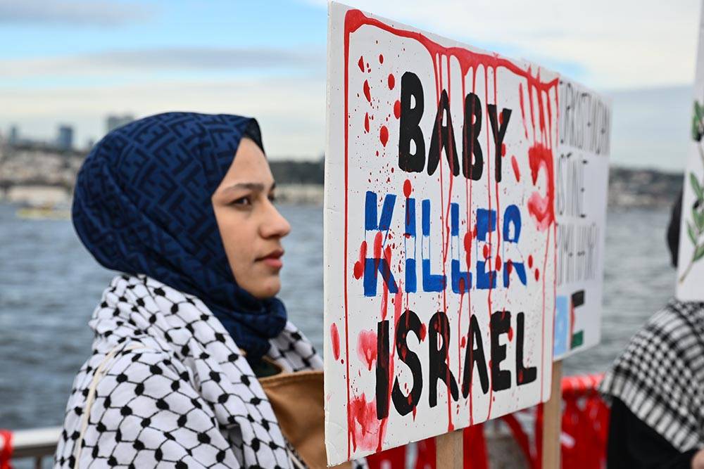 İsrail'in Gazze'ye yönelik saldırıları protesto edildi 22